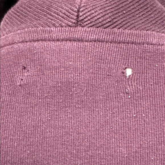 Banana Republic Plum Henley Sweatshirt Size M - Picture 5 of 6